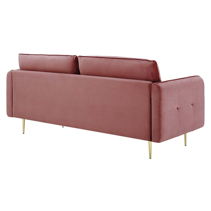 Cameron Tufted Performance Velvet Sofa - view 7