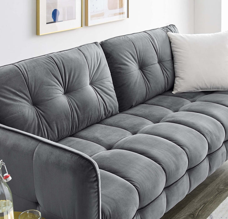 Cameron Tufted Performance Velvet Sofa - view 15
