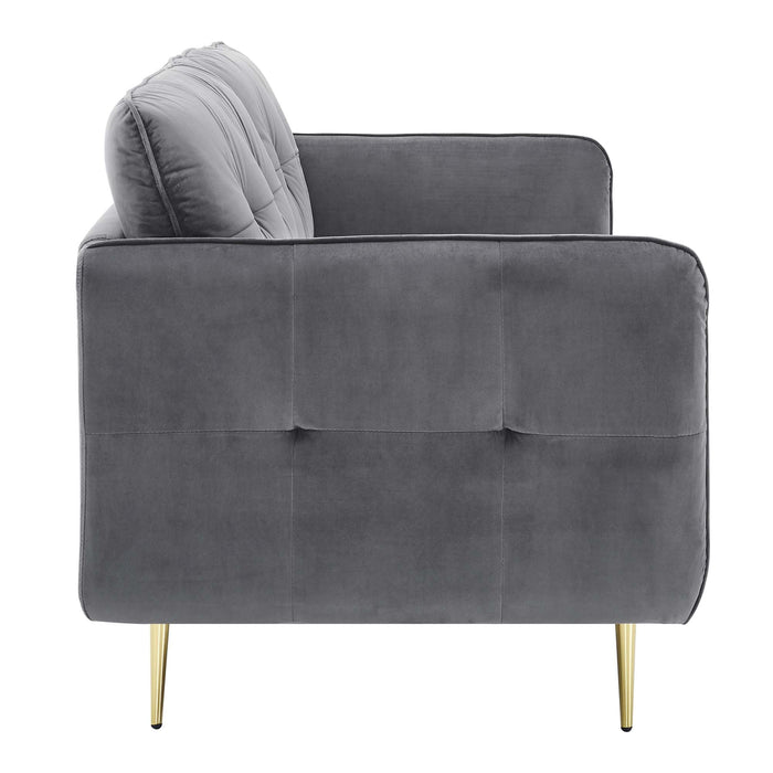 Cameron Tufted Performance Velvet Sofa - view 17