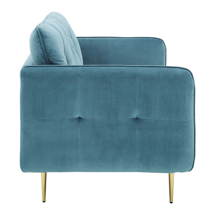 Cameron Tufted Performance Velvet Sofa - view 28