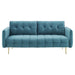 Cameron Tufted Performance Velvet Sofa - view 30