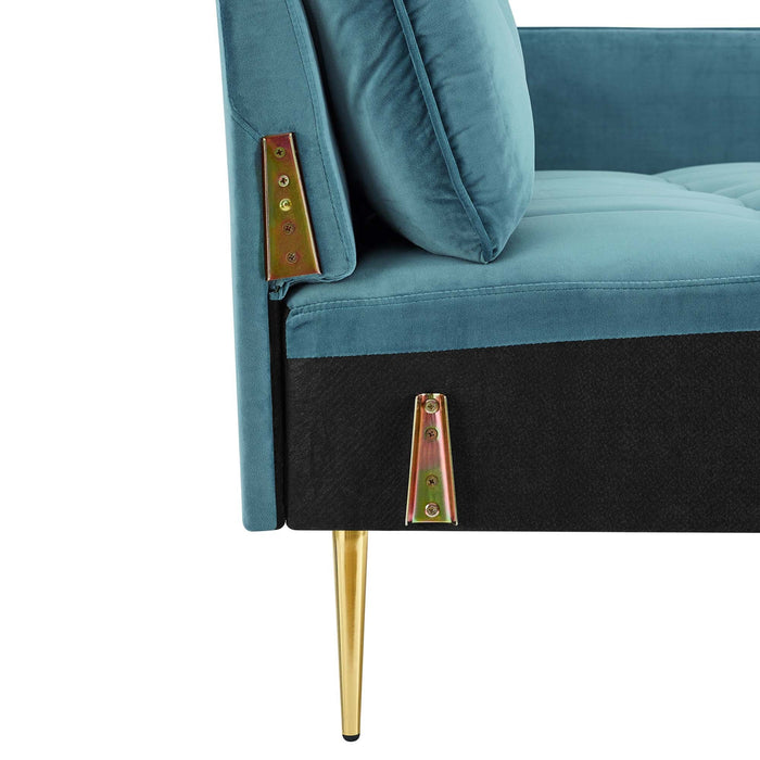 Cameron Tufted Performance Velvet Sofa - view 33