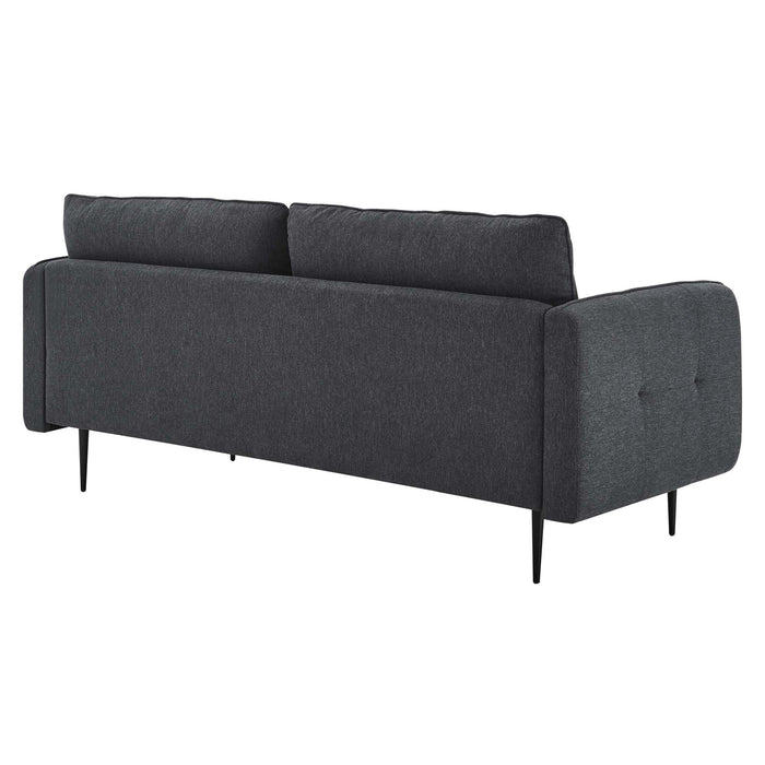 Cameron Tufted Fabric Sofa - view 7