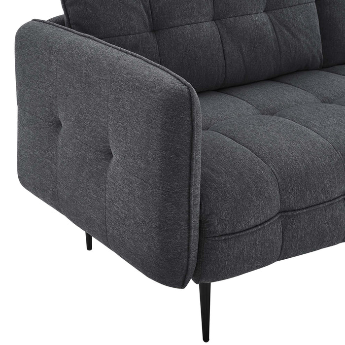 Cameron Tufted Fabric Sofa - view 9