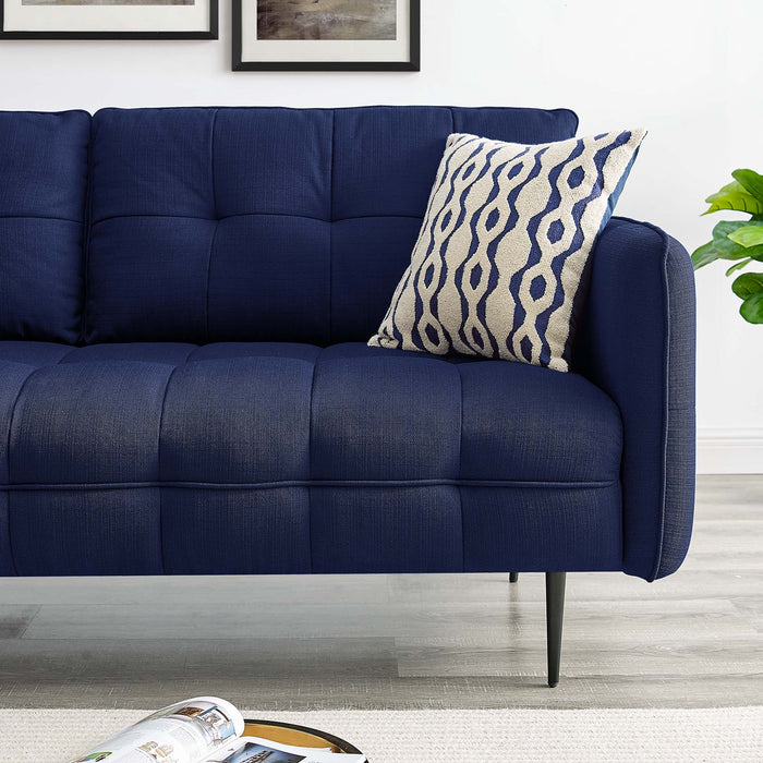 Cameron Tufted Fabric Sofa - view 14