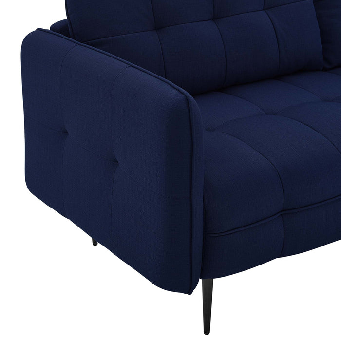 Cameron Tufted Fabric Sofa - view 19