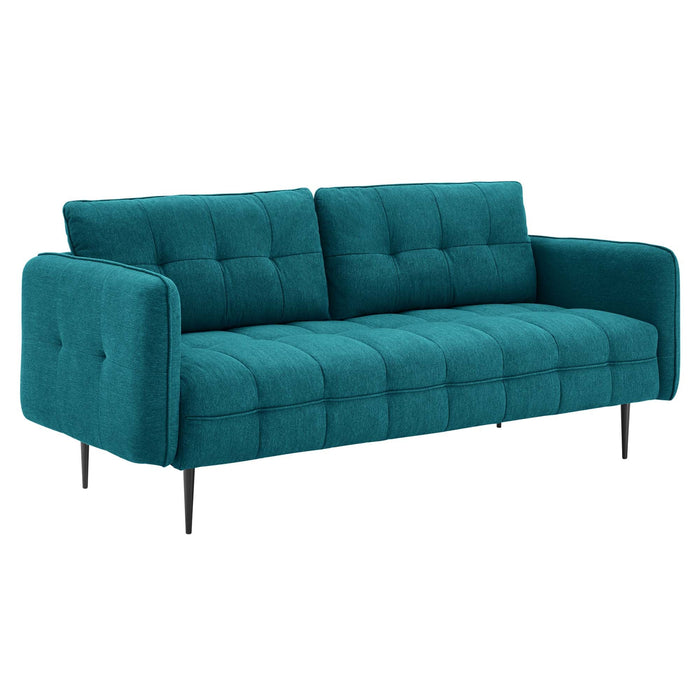 Cameron Tufted Fabric Sofa - view 23
