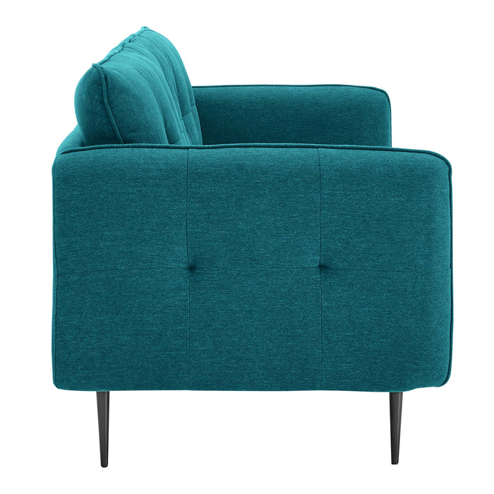 Cameron Tufted Fabric Sofa - view 27