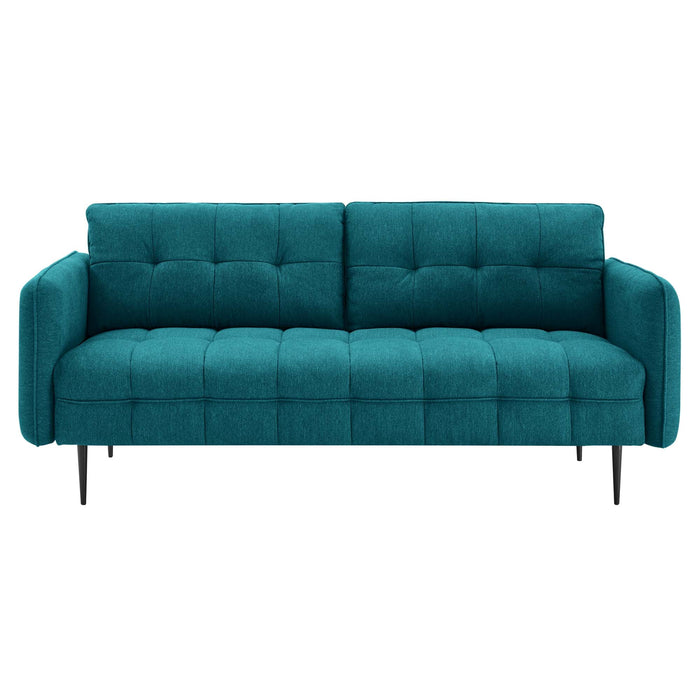 Cameron Tufted Fabric Sofa - view 29