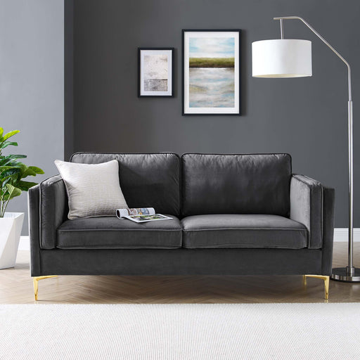 Kaiya Performance Velvet Sofa - Modway \living\sofas