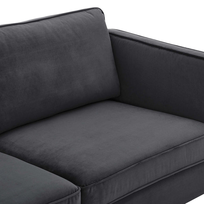 Kaiya Performance Velvet Sofa - view 9
