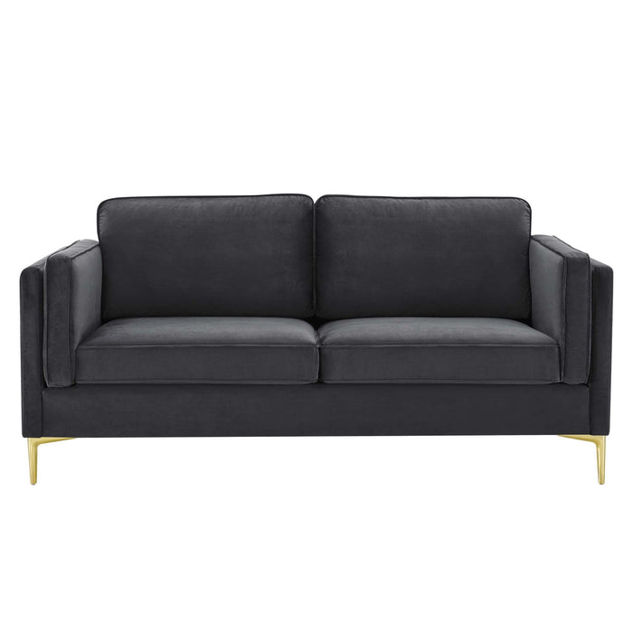 Kaiya Performance Velvet Sofa - view 8