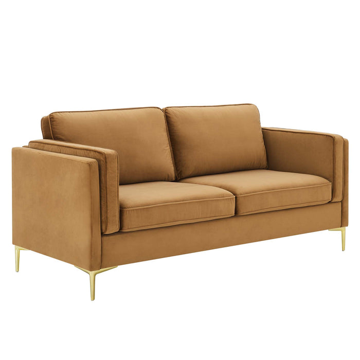 Kaiya Performance Velvet Sofa - view 12