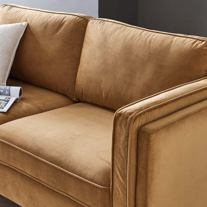 Kaiya Performance Velvet Sofa - view 15