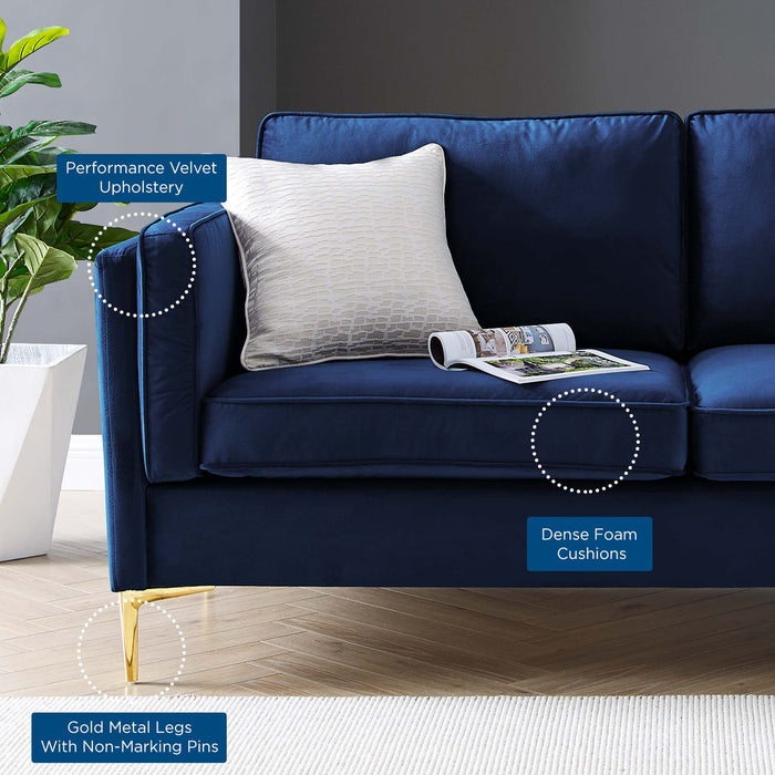 Kaiya Performance Velvet Sofa - view 23