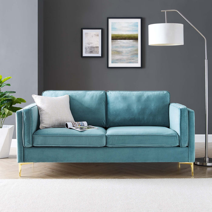 Kaiya Performance Velvet Sofa - view 34