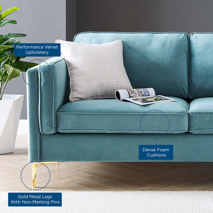 Kaiya Performance Velvet Sofa - view 31