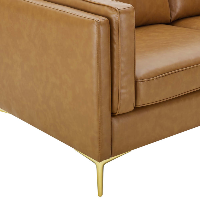 Kaiya Vegan Leather Sofa - view 10