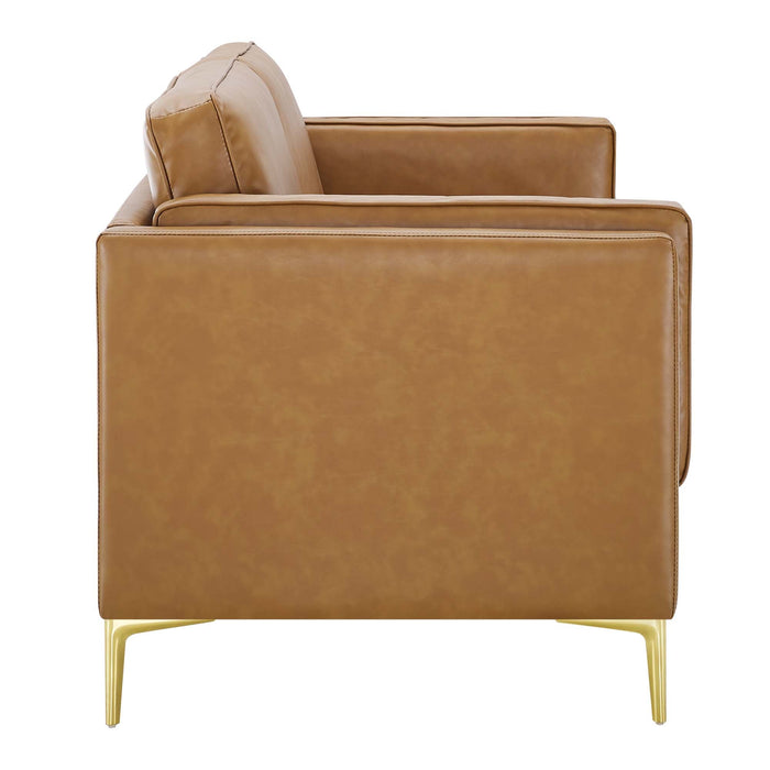 Kaiya Vegan Leather Sofa - view 6