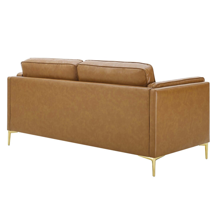 Kaiya Vegan Leather Sofa - view 7