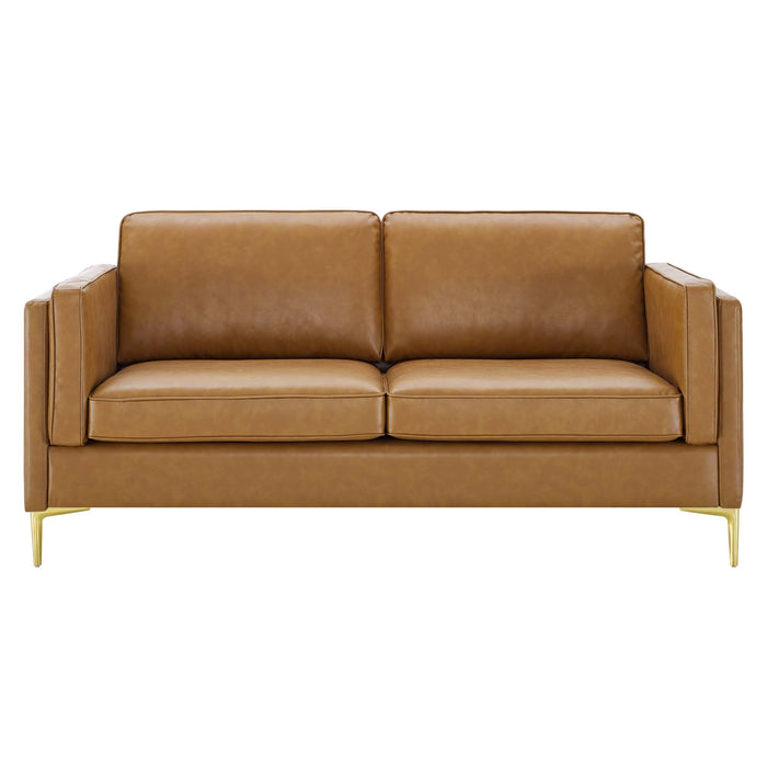 Kaiya Vegan Leather Sofa - view 8