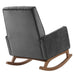 Modway Sway Performance Velvet Rocking Chair Living Room Furniture - Lifestyle View
