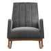 Modway Sway Performance Velvet Rocking Chair Living Room Furniture - Dimensions