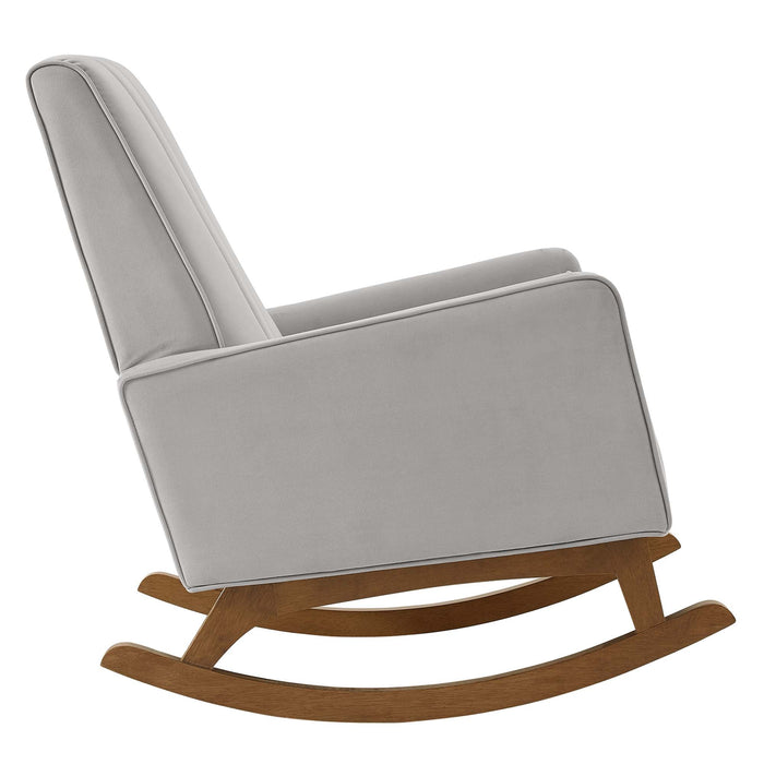 Modway Sway Performance Velvet Rocking Chair Living Room Furniture - View 11
