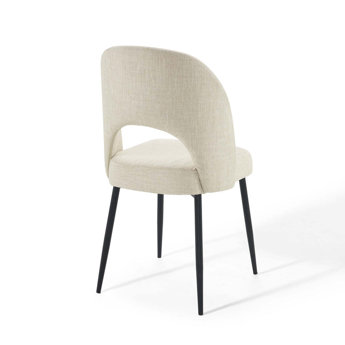 Modway Rouse Dining Side Chair Upholstered Fabric Set of 2 - Lifestyle View