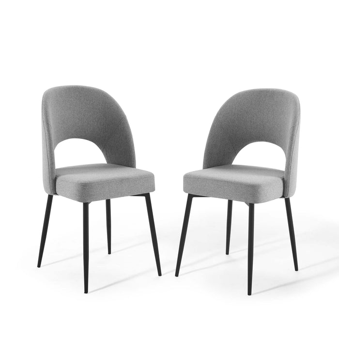 Modway Rouse Dining Side Chair Upholstered Fabric Set of 2 - View 23