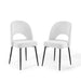 Modway Rouse Dining Side Chair Upholstered Fabric Set of 2 - View 16