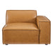 Restore Right-Arm Vegan Leather Sectional Sofa Chair - view 7