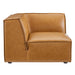 Modway Restore Vegan Leather Corner Chair - Modern Minimalist Design with Luxe Comfort &... Living Room Furniture - Close-Up