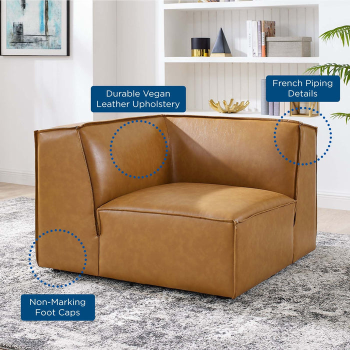 Modway Restore Vegan Leather Corner Chair - Modern Minimalist Design with Luxe Comfort &... Living Room Furniture - Features