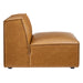 Restore Vegan Leather Sectional Sofa Armless Chair - view 5