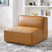 Restore Vegan Leather Sectional Sofa Armless Chair - Modway \living\sectionals