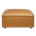 Modway Restore Vegan Leather Ottoman Living Room Furniture - Lifestyle View