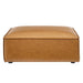 Modway Restore Vegan Leather Ottoman Living Room Furniture - Close-Up