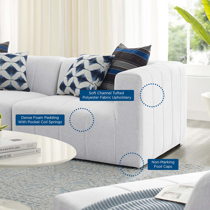Bartlett Upholstered Fabric 2-Piece Loveseat - in lifestyle setting