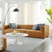 Bartlett Vegan Leather 3-Piece Sofa by Modway - front view