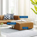 Bartlett Vegan Leather 4-Piece Sectional Sofa by Modway - detail close-up