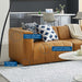 Bartlett Vegan Leather 4-Piece Sectional Sofa by Modway - detail close-up