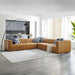 Bartlett Vegan Leather 5-Piece Sectional Sofa by Modway - side view