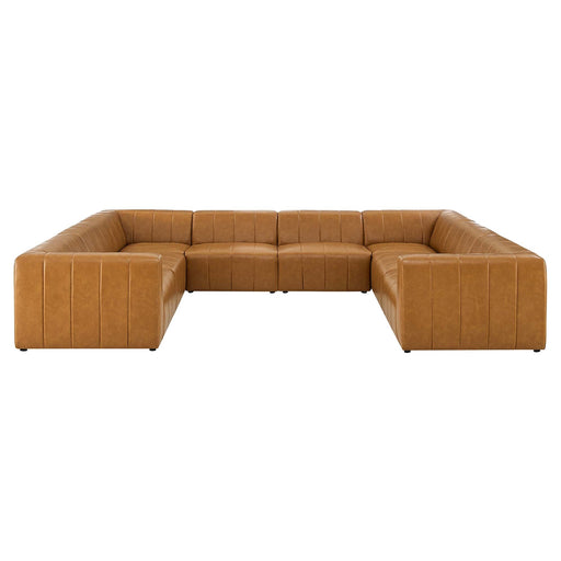 Bartlett Vegan Leather 8-Piece Sectional Sofa by Modway - angle view