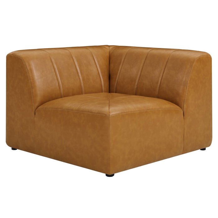 Bartlett Vegan Leather 8-Piece Sectional Sofa by Modway - interior view