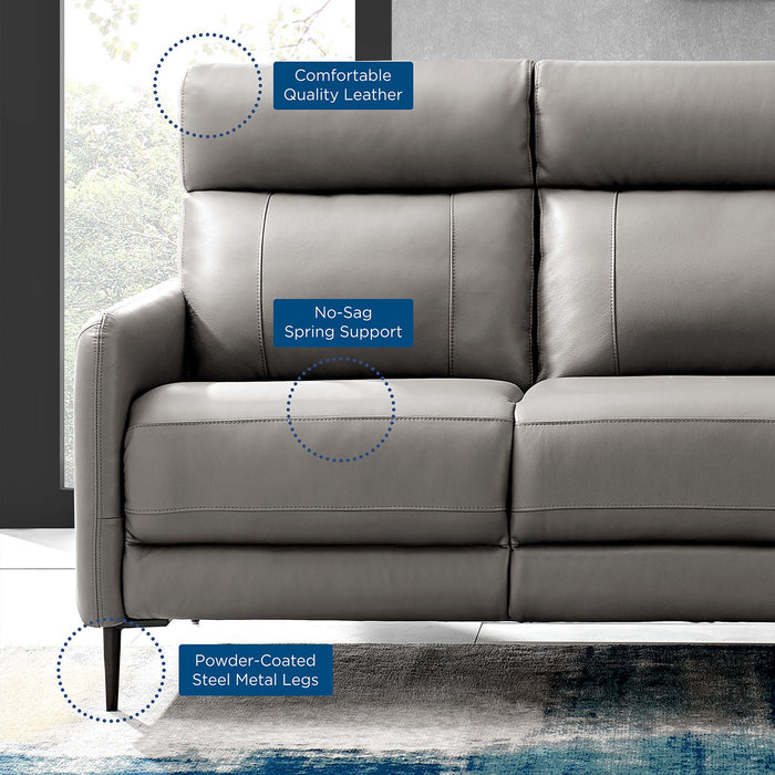 Huxley Leather Sofa - detail close-up