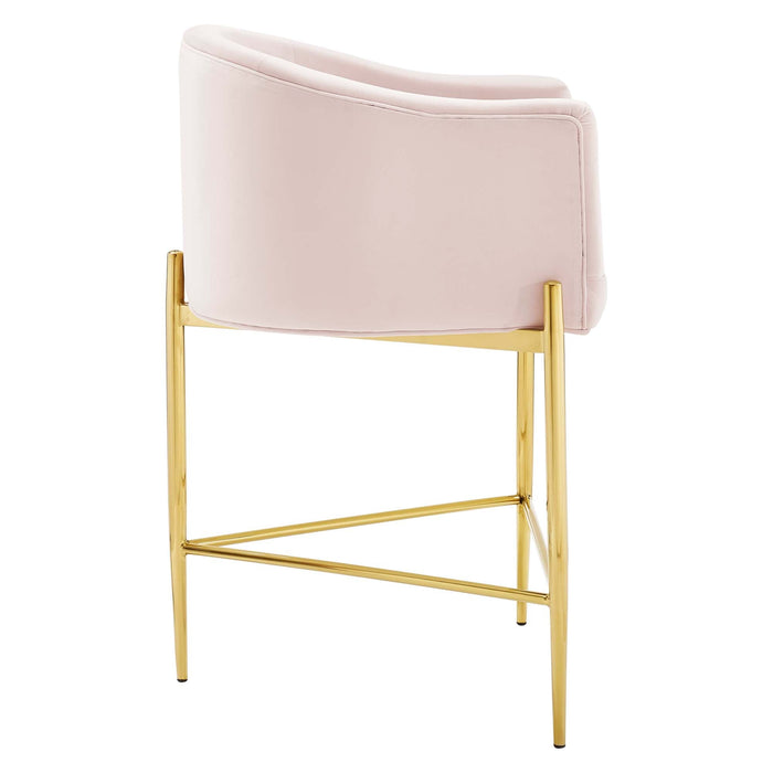 Modway Savour Tufted Performance Velvet Counter Stool Set of 2 Living Room Furniture - View 13