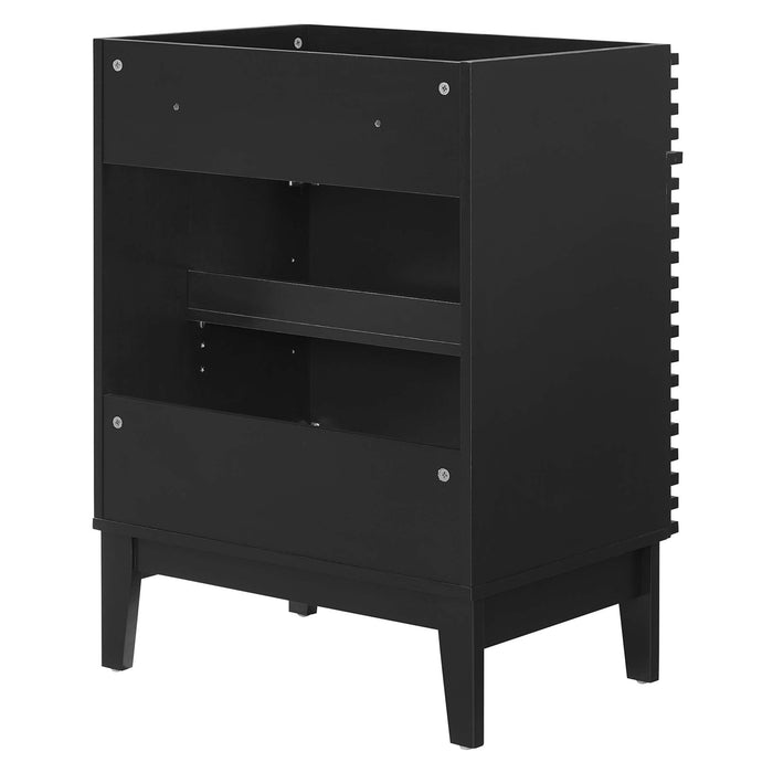 Modway Render 18" and 24" Bathroom Cabinets Basin Not Included Storage Shelf - Close-Up