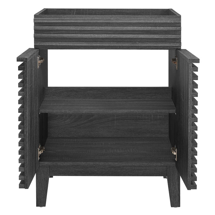 Modway Render 18" and 24" Bathroom Cabinets Basin Not Included Storage Shelf - View 13