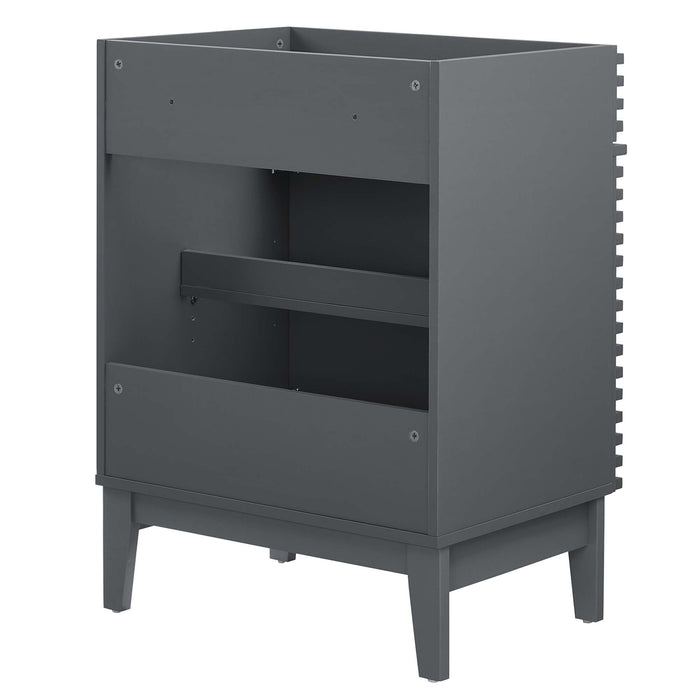 Modway Render 18" and 24" Bathroom Cabinets Basin Not Included Storage Shelf - View 19